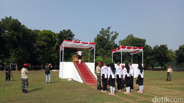 Menengok latihan Paskibraka di Cibubur, Jakarta Timur