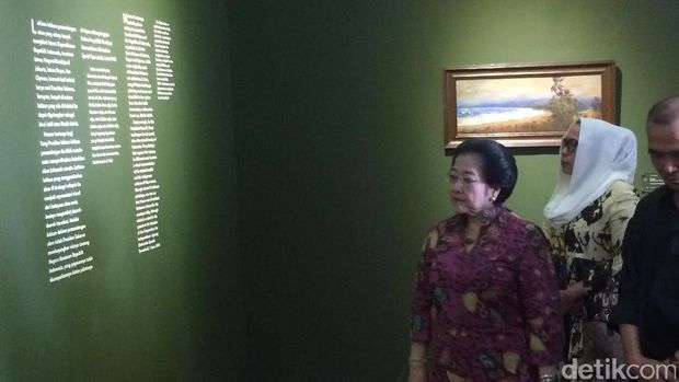 Megawati Kunjungi Pameran Lukisan Kepresidenan di Galeri Nasional
