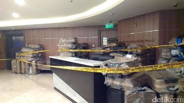 Kantor First Travel yang digeledah.