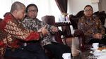 Yudi Latief dan Pimpinan MPR, Bahas Peran UKP Pancasila