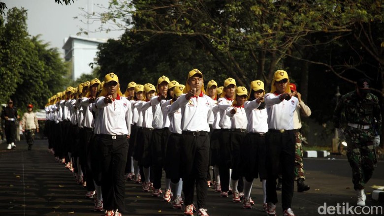 Siap Tampil di Upacara HUT RI ke-72, Begini Latihan Paskibraka Siap Tampil di Upacara HUT RI ke-72, Begini Latihan Paskibraka