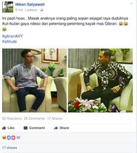 Gaya Duduk Gibran dan AHY Ramai Dibahas di Medsos