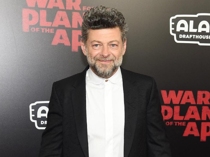 SAN DIEGO, CA - JULY 22:  Actor Andy Serkis from Marvel Studios Black Panther at the San Diego Comic-Con International 2017 Marvel Studios Panel in Hall H on July 22, 2017 in San Diego, California.  (Photo by Alberto E. Rodriguez/Getty Images for Disney)