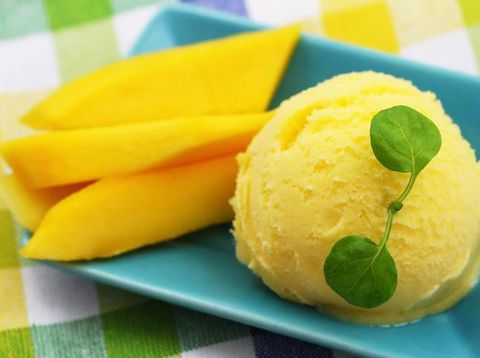 Sorbet mangga.