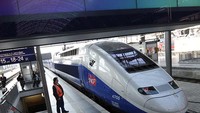 Alstom Euroduplex di Uni Eropa dengan kecepatan 318 km/jam. Salah satu rute yang dilayani kereta ini adalah dari Frankfurt ke Marseille. (Chinadaily)