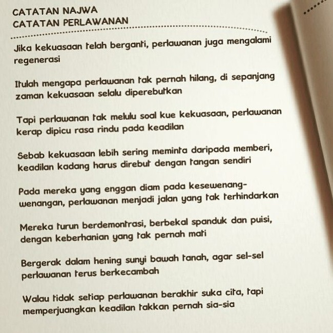 Berani melawan kesewenang-wenangan. Foto: Dok. Mata Najwa