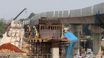 Foto : Pembangunan Depo MRT Lebak Bulus Capai 56%