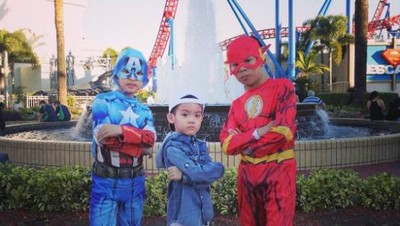Foto: Deretan Bocah-bocah Lucu yang Berubah Jadi Super Hero