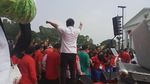 Foto: Giring Nidji Rayu Jokowi Naik Panggung