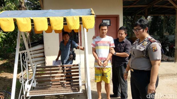Wendri ditangkap polisi.
