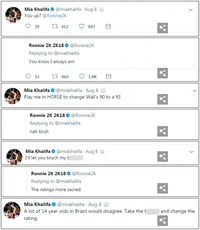 Permintaan Mia Khalifa di Twitter Bikin Heboh