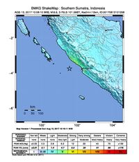 BMKG: Gempa 6,4 SR di Bengkulu Tak Berpotensi Tsunami