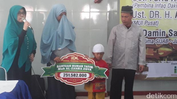 Keluarga pria tertuduh pencuri ampli terima bantuan dari IDC