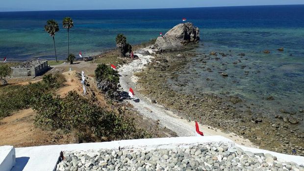 Saat 1.000 Bendera Merah Putih Berkibar di Perbatasan RI-Timor Leste