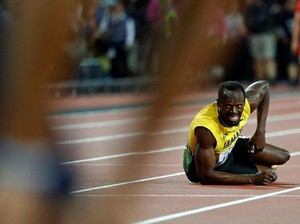 Cedera Rusak Perlombaan Terakhir Bolt
