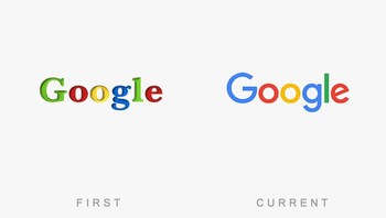Evolusi logo Google. Foto: designhd