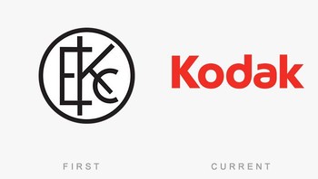 Evolusi logo Kodak. Foto: designhd