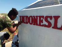 Saat 1.000 Bendera Merah Putih Berkibar di Perbatasan RI-Timor Leste
