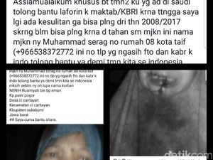 Disnakertrans akan Telusuri Foto TKW Sukabumi yang Berdarah