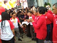Darmin Nasution dan Sri Mulyani saat Meresmikan Banteng Wulung