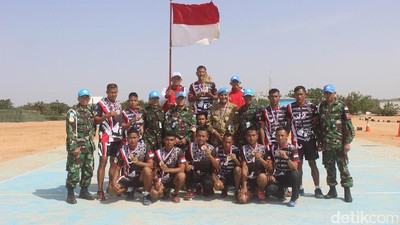 Satgas Indobatt-03 Juara UmumUnamid SWC 2017 di Sudan  