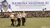 Raimuna ini diikuti kurang lebih 15.000 pramuka pilihan yang berasal dari 34 Provinsi dan 514 Kota/Kabupaten di Indonesia.