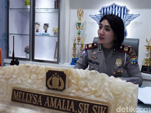 Kasatlantas Polres Pasuruan AKP Mellysa Amalia/