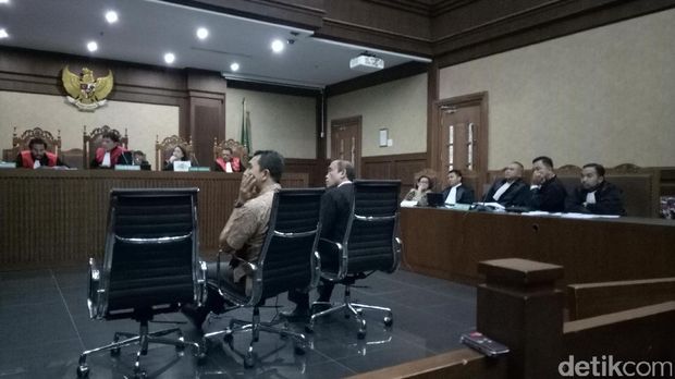  Sidang lanjutan terdakwa Miryam S Haryani di Pengadilan Tipikor, Senin (14/8/2017)