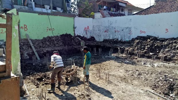 Lokasi tempat penemuan mortir