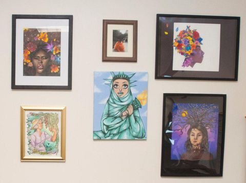 Karya Siswi di AS Picu Perdebatan karena Gambar Patung Liberty Berhijab