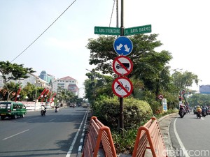 Sambut HUT RI, Lagu Perjuangan Diputar di Traffic Light Surabaya