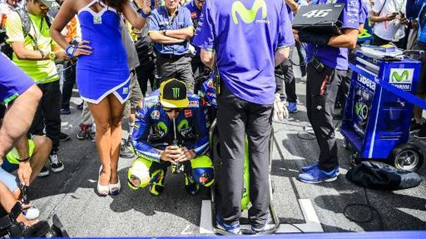 Ritual khas Valentino Rossi sebelum balapan