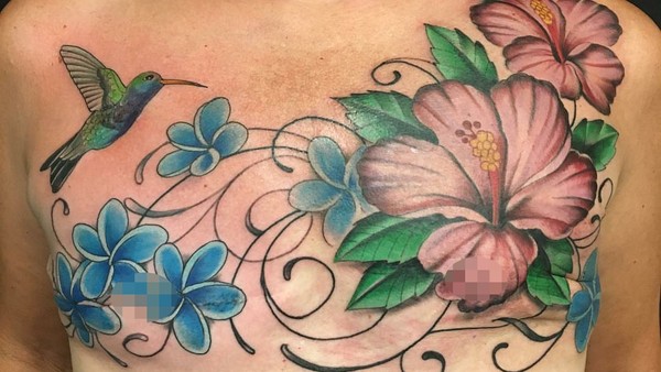 Indahnya Tato Mastektomi Menghiasi Payudara Para Penyintas Kanker