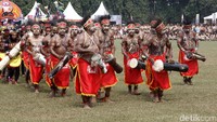 Tarian tradisional juga memeriahkan pembukaan Raimuna Nasional XI.