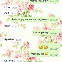 Mau merayu malah disebut wong edan. Foto: Dok. Facebook AnaNda AnnissaFillah Shabbychic Homedecor