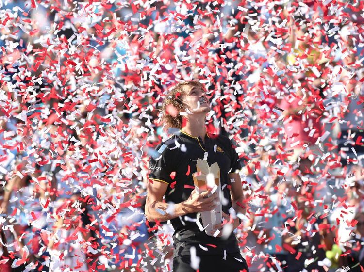 Kalahkan Federer, Zverev Juara Rogers Cup 2017