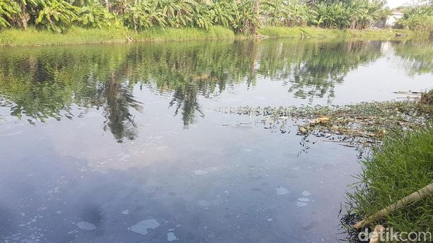 Penampakan Sungai Cidurian Serang Sebelum Berubah Warna Jadi Hitam