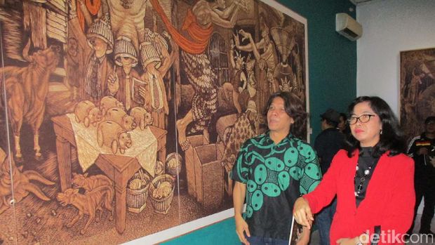 Pameran Grafis Bonaventura Gunawan dan 5 Juta Cukilan Kayunya