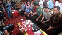 Hadir dalam acara tersebut Panglima TNI Jenderal Gatot Nurmantyo dan Kapolri Jenderal Tito Karnavian. Foto: dok. TMP