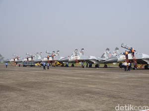 Jelang HUT RI, Sukhoi dan F16 Geladi Resik Flypass di Istana