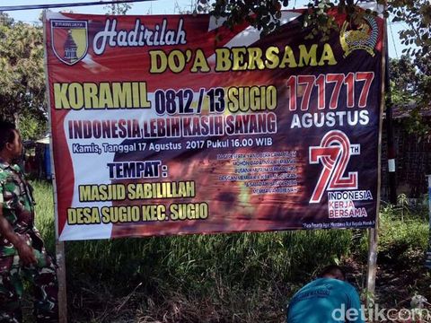 Aksi 171717 juga dilakukan di beberapa titik Lamongan/
