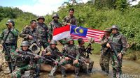  Tentara Indonesia dan Malaysia Sama sama Bergerak Ini 