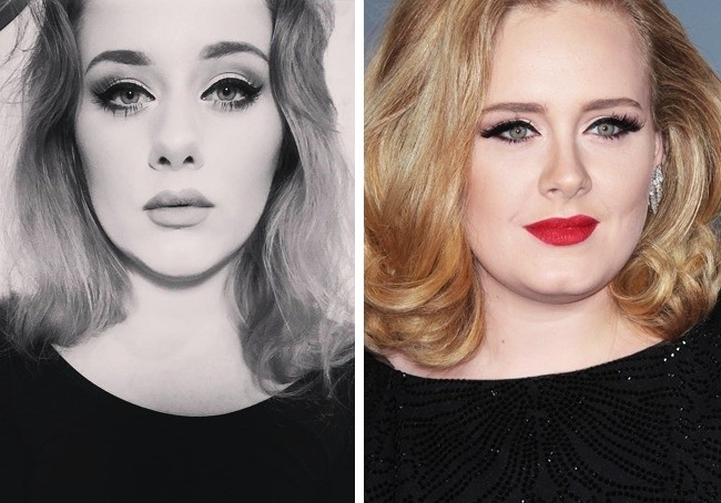 Wanita bernama Ellinor Hellbord ini menjadi viral setelah mengunggah foto dirinya di Instagram. Netizen langsung menyebut dirinya mirip dengan Adele. Ellinor sehari-harinya seorang blogger kecantikan dan makeup artist asal Swedia. (Foto: Istimewa)