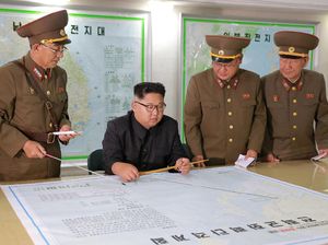 Mengintip Peta Rencana Serangan Rudal Korut ke Guam