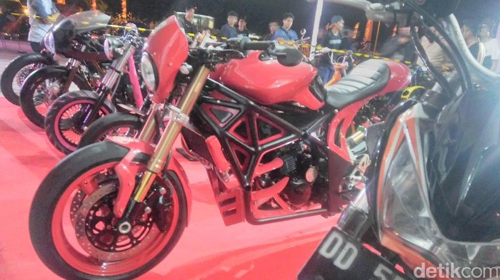Ratusan Motor Ikuti Honda Modification Contest Makassar