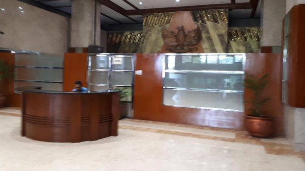 Salah satu sisi gedung Nusantara I DPR