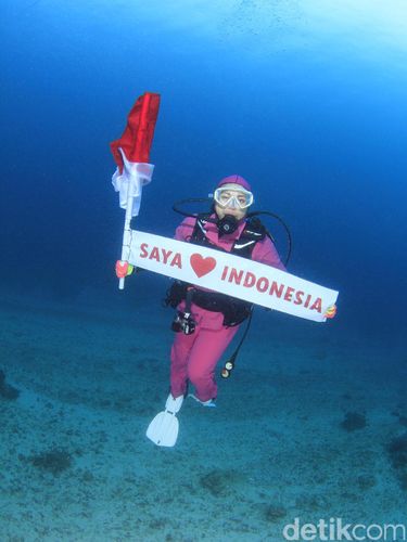 Sambut HUT RI, Istri Kapolri akan Upacara di Bawah Laut