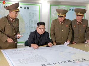 Kim Jong-Un Tunda Serangan Rudal ke Guam