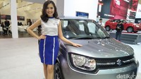 Suzuki melengkapi lineup Ignis dengan tipe GL transmisi otomatis, yaitu Suzuki Ignis GL AGS. Mobil ini diluncurkan di ajang Gaikindo Indonesia International Auto Show (GIIAS) 2017. Foto: Ruly Kurniawan