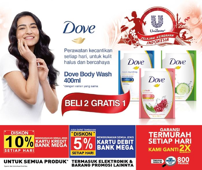 Unilever Fair Transmart Carrefour Tawarkan Produk Perawatan